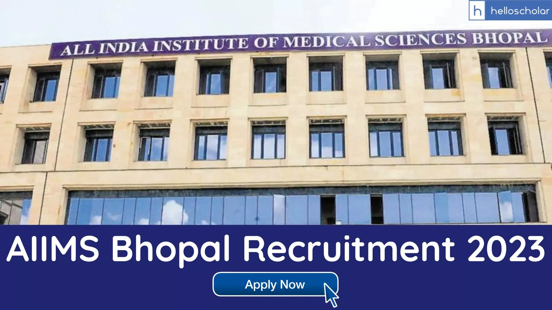 AIIMS Bhopal Recruitment 2023, Apply for Clerk, DEO, Steno, MTS posts