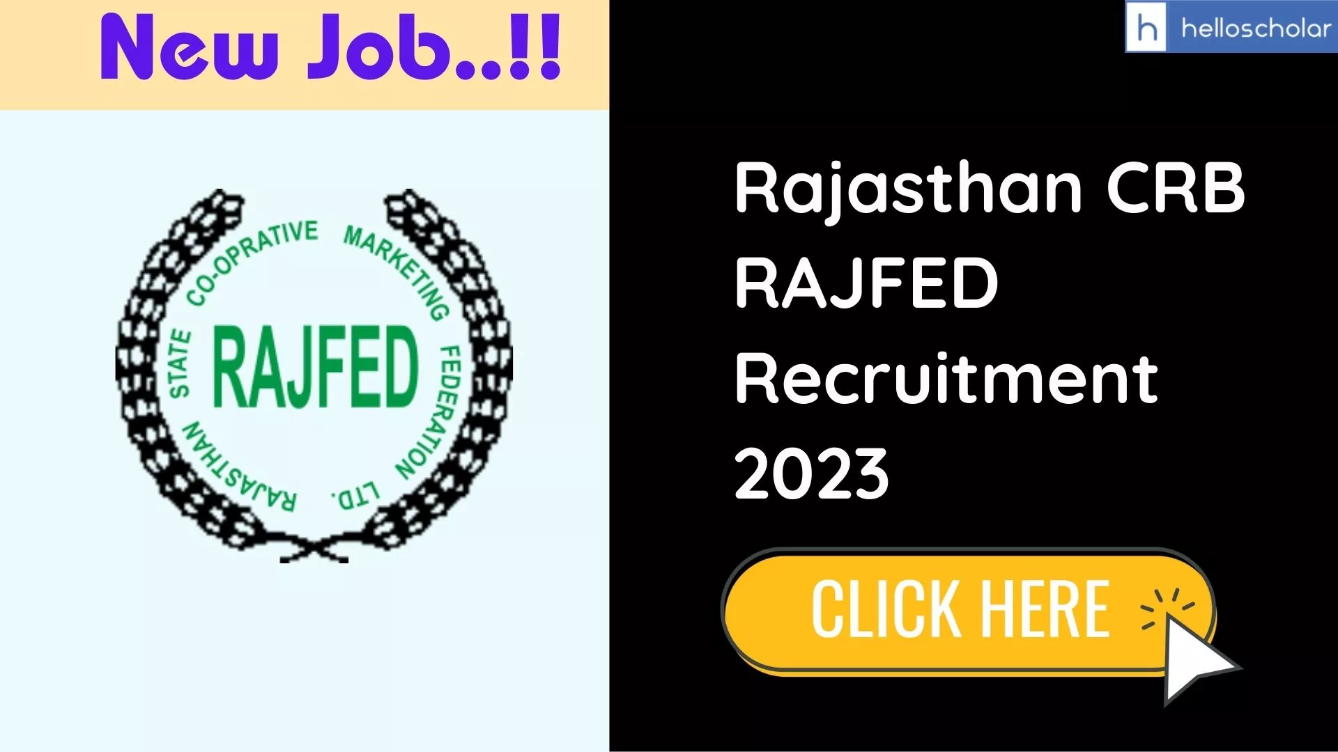 Rajasthan CRB RAJFED Recruitment 2023 49 Vacancies, Apply Online Now