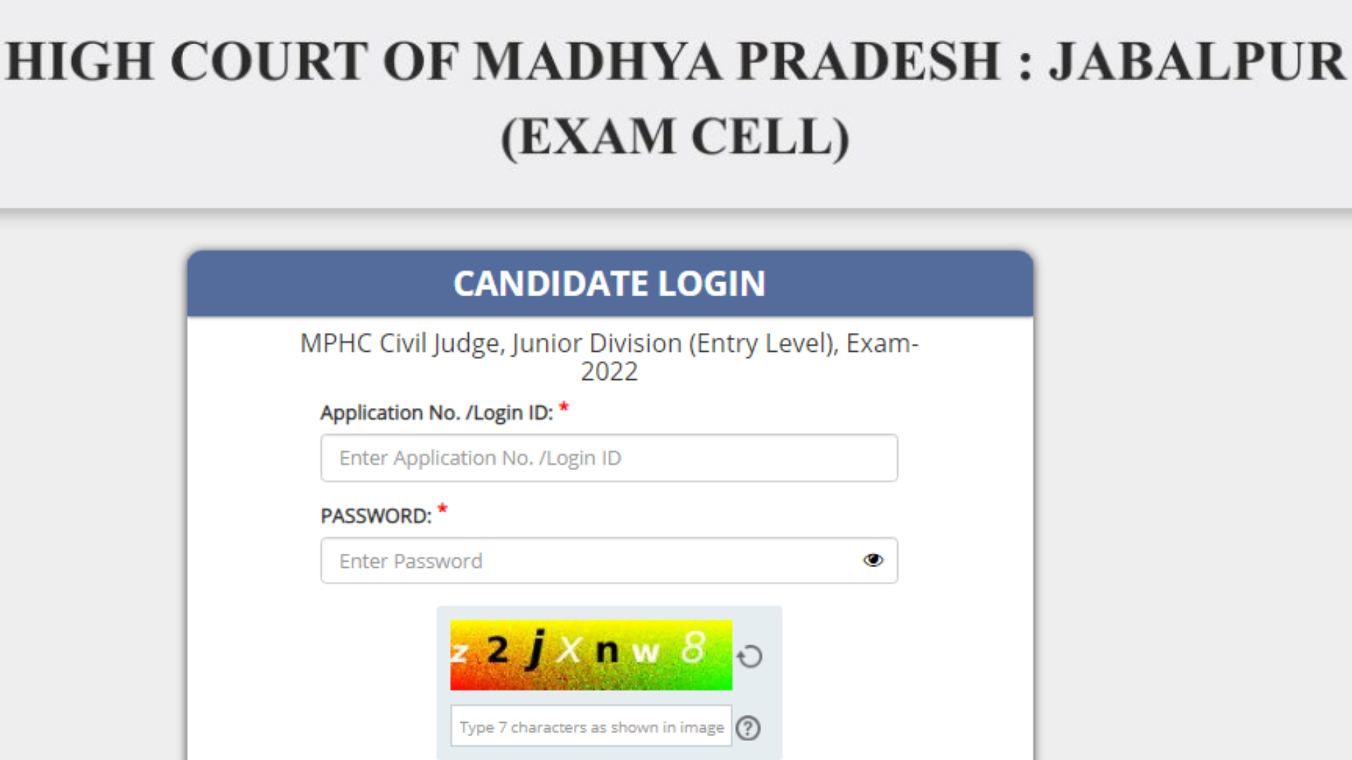 Madhya Pradesh High Court MPHC Civil Judge Recruitment 2022 Pre Admit Card 2024 for 199 Post