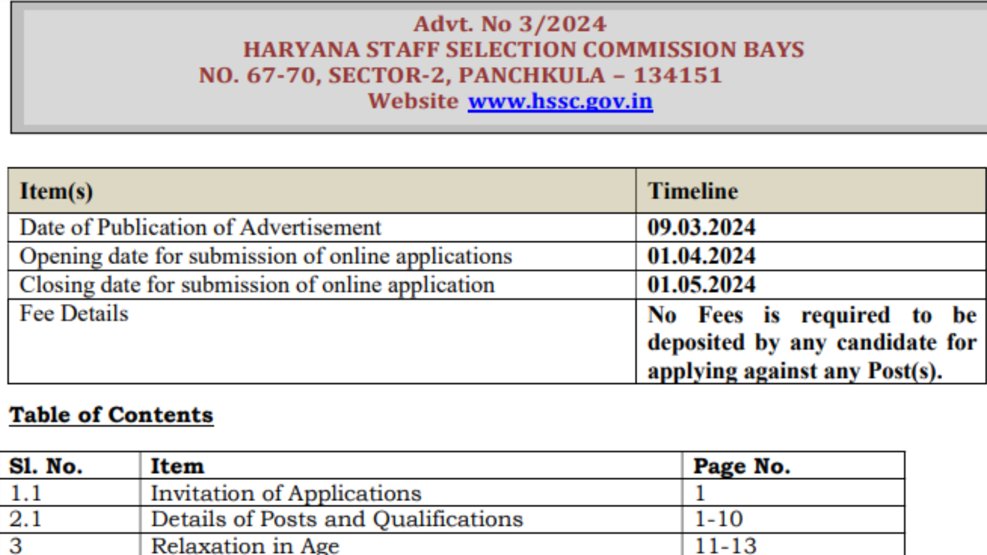 HSSC ESP Recruitment 2024 Notification Out for Sports persons, Apply Online