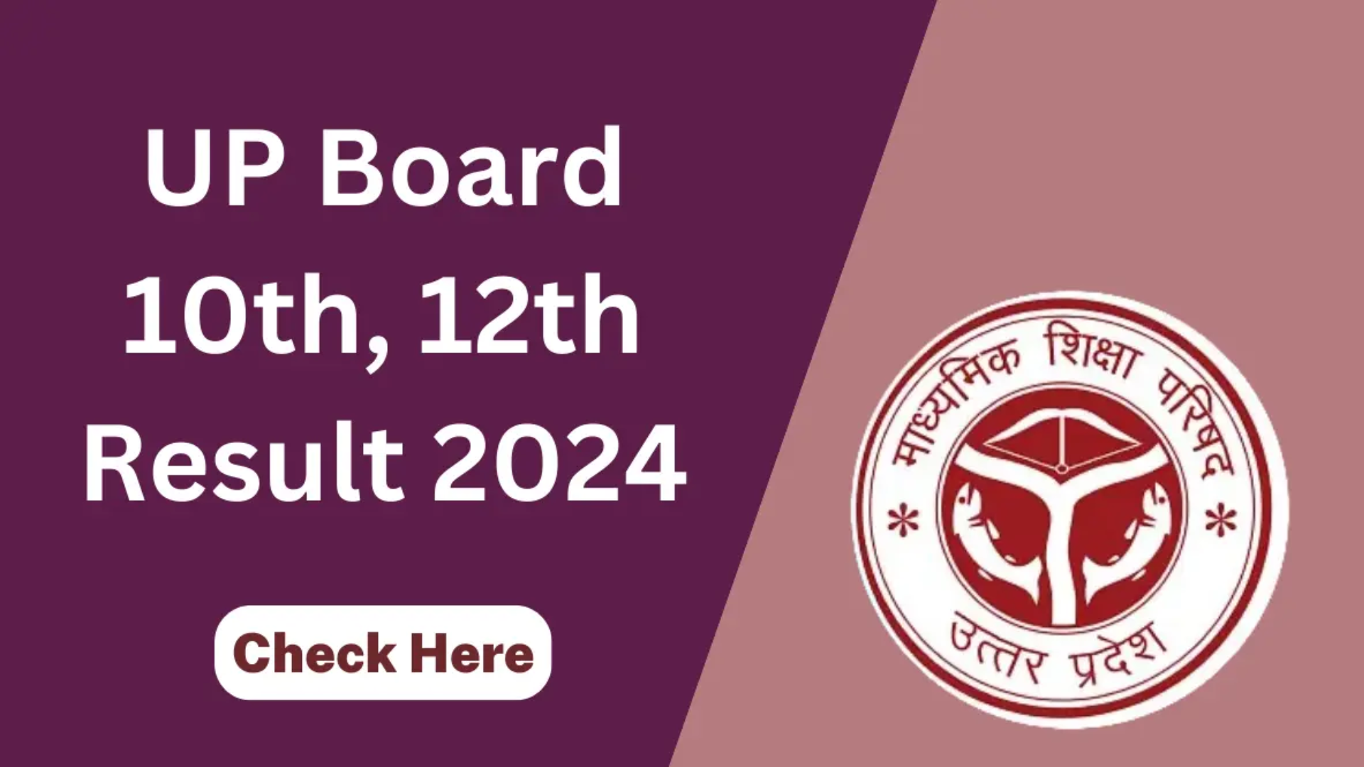UP Board Result 2024: 10th and 12th Class Result Out by UPUMS, Direct Link Here