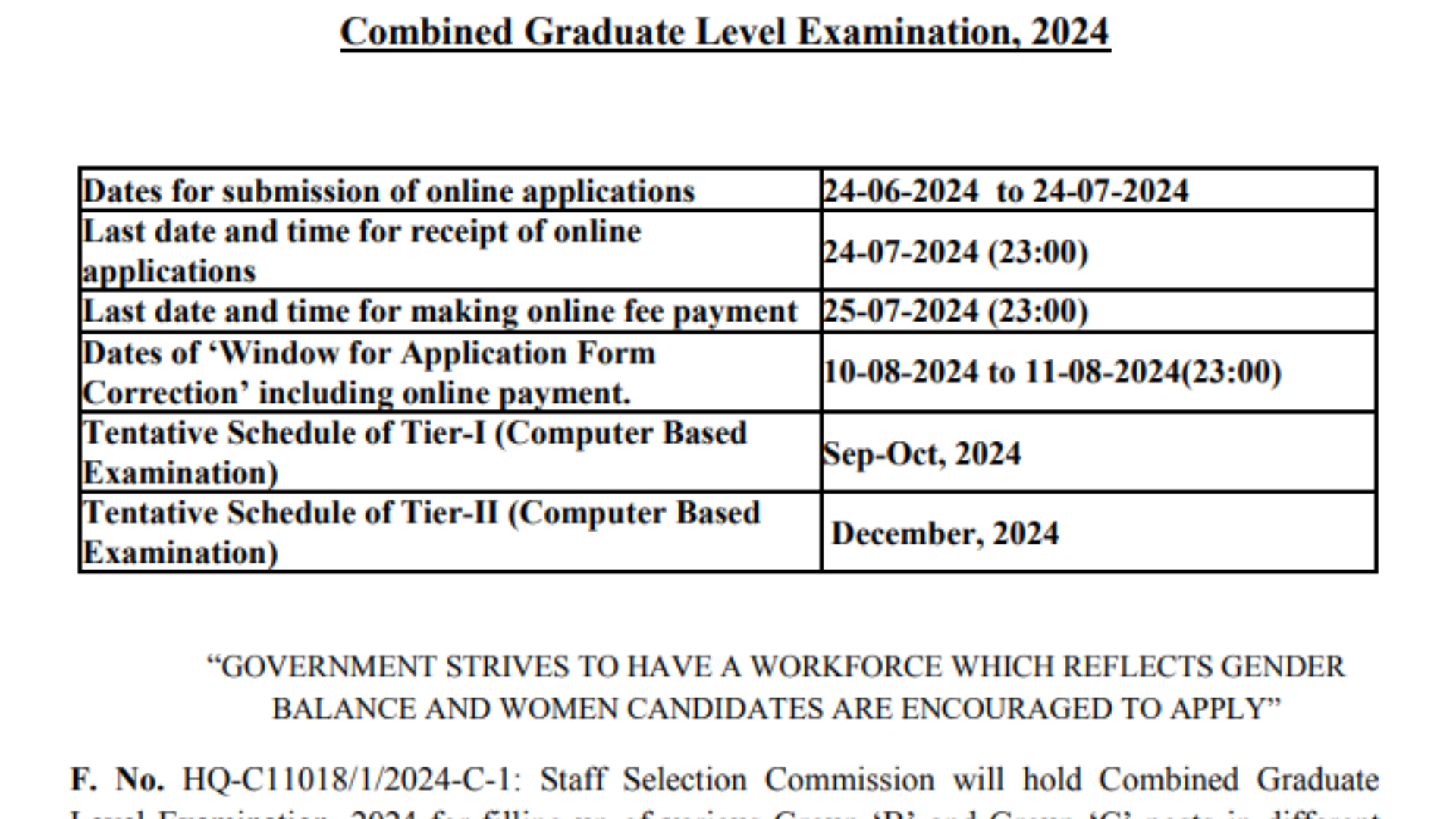 SSC CGL 2024 Notification for 17727 Posts, Apply Last Date Extended Till 27 July, Apply Online