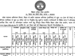 BPSC Assistant Engineer (AE) Civil / Mechanical Recruitment 2024 Apply Online for 118 Post