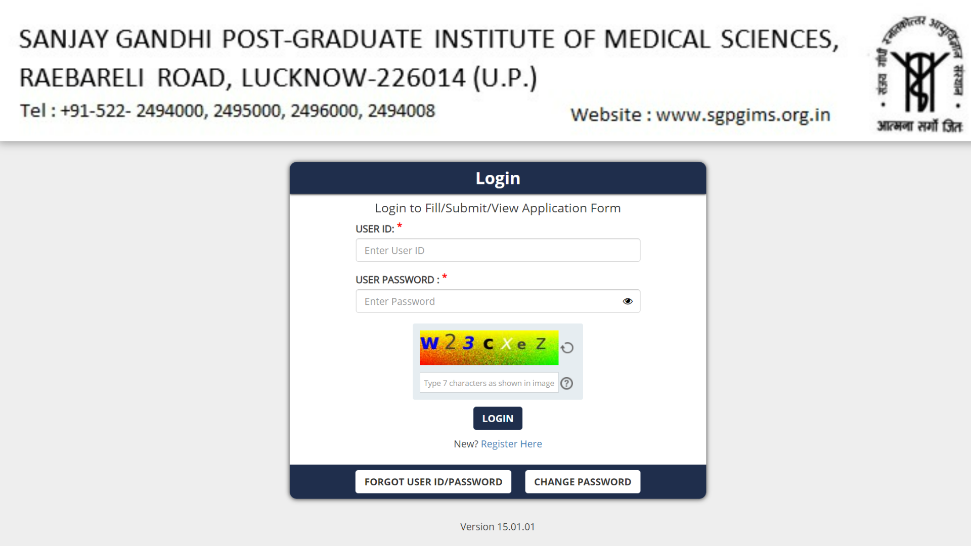 Sanjay Gandhi Post Graduate Institute of Medical Science SGPGI Nursing Officer and Other Various Post Recruitment 2024 Admit Card for 427 Post