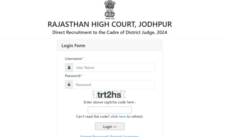 Rajasthan High Court RHC District Judge Recruitment 2024 Download Pre Admit Card for 95 Post