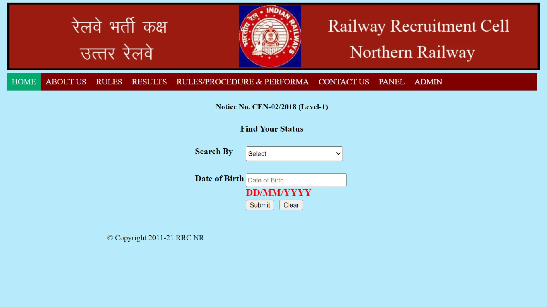 Railway RRC NR Apprentice Apprentices 2024 Download Merit List / Result for 4096 Post