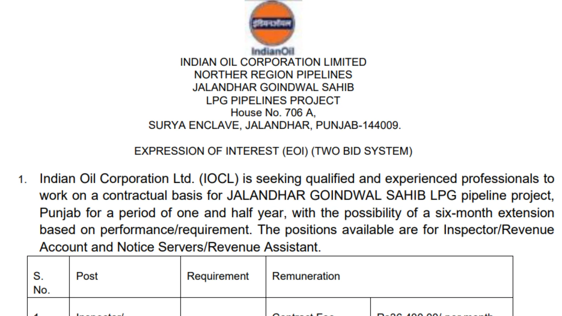 Indian Oil Corporation Recruitment 2024: Apply Now for Multiple Positions