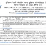 Indian Railway Catering and Tourism Corporation Recruitment 2024: Notification Released, Apply Now