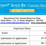 Canara Bank Recruitment 2024: Notification Out for Internal Ombudsman and Various Posts, Apply Online