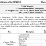 NMDC Recruitment 2024: Apply for 153 Junior Officer (Trainee) Posts