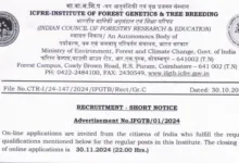 ICFRE IFGTB Recruitment 2024 Notification and Online Application Form for MTS, LDC, etc.