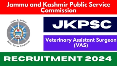 JKPSC Recruitment 2024: Notification Out for Veterinary Assistant Surgeon Post, Apply From 18 Dec.