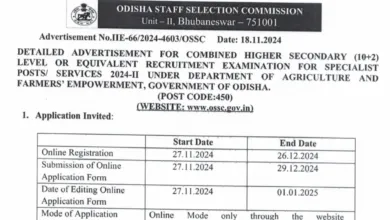 OSSC Recruitment 2024: Apply Online for 324 Soil Worker Posts from 27 November