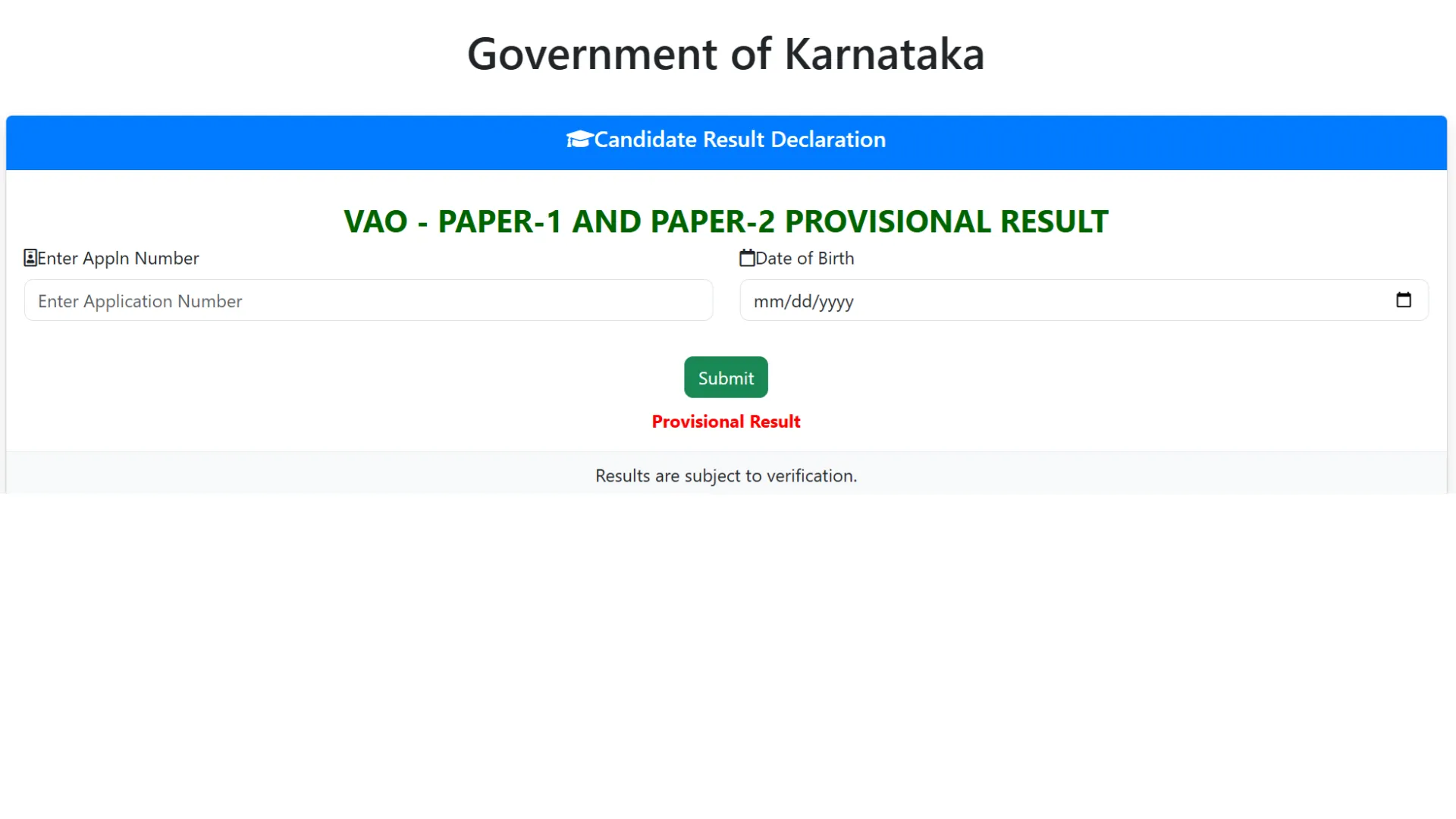 KEA VOA Result 2024 Released: Check Karnataka VAO Scorecard at kea.kar.nic.in