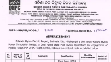 OHPC Recruitment 2024: Apply for Medical Retainer Post