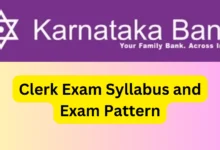 Karnataka Bank Clerk Exam Syllabus 2024 and Exam Pattern PDF