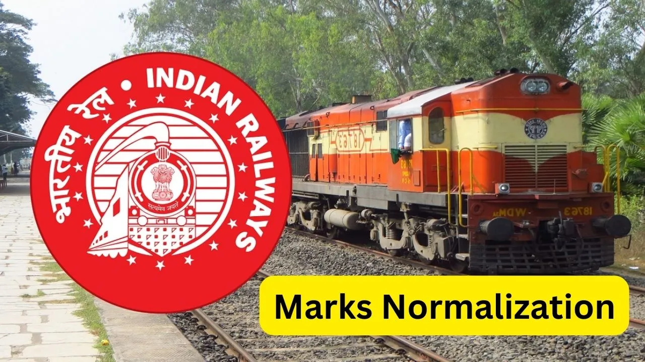 Railway RRB Marks Normalization Method New Notice PDF