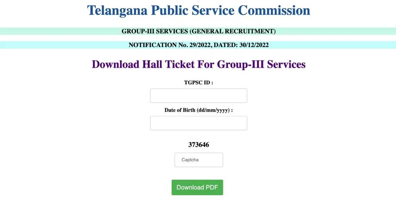 Telangana TSPSC Group 3 Prelims Admit Card 2024 Released, Check How to Download