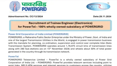 POWERGRID Recruitment 2024: Apply Online for Trainee Engineer (Electronics) Post