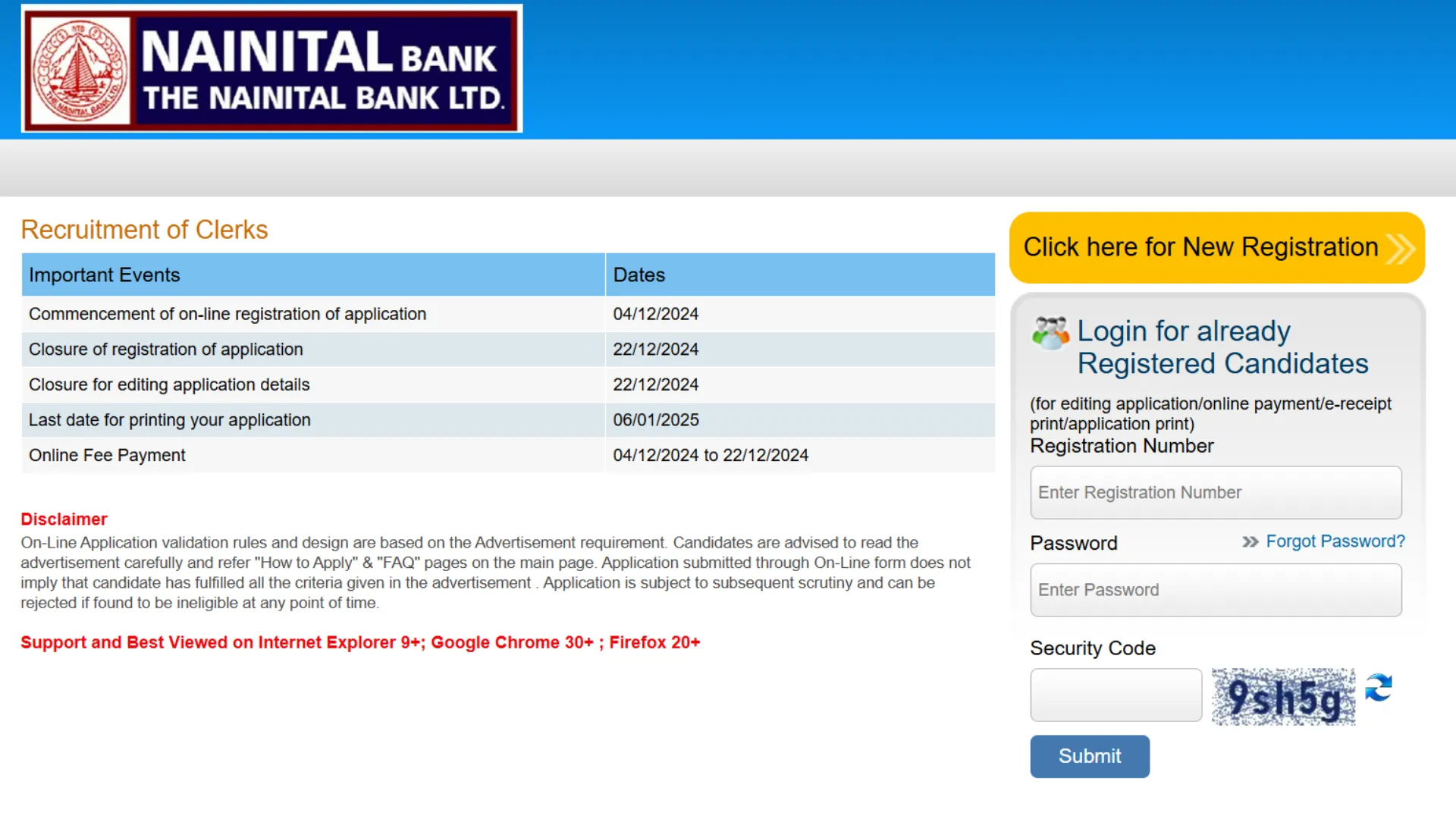 Nainital Bank Clerk Recruitment 2024 Apply Online for 25 Clerk Support Associate Posts