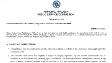 HPPSC Recruitment 2024: Apply Online for Group ‘D’ Peon Post