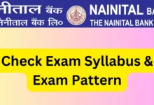 Nainital Bank Clerk Exam Syllabus 2024 and Exam Pattern PDF