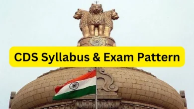 UPSC CDS Syllabus 2025 and Exam Pattern PDF