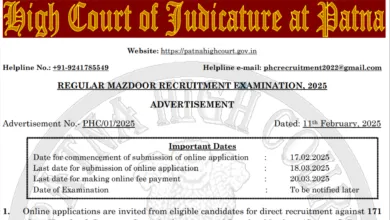 Patna High Court Mazdoor Recruitment 2025 Apply Online for 171 Post