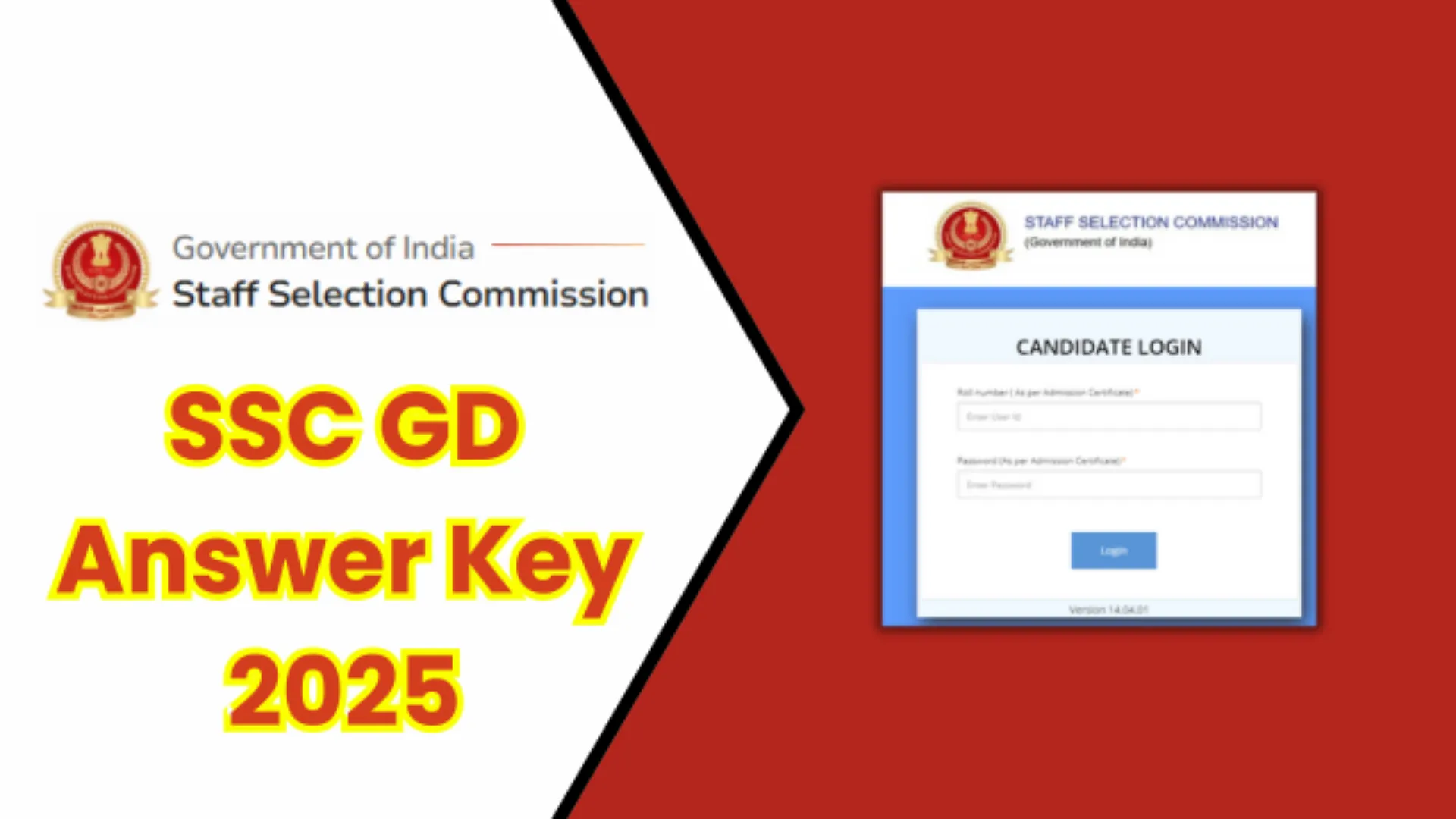SSC GD Constable Answer Key 2025: Release Date, Marking Scheme and Cutoff Details