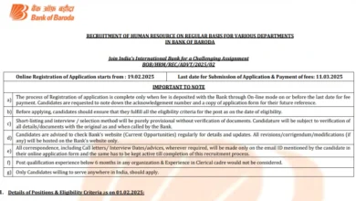 Bank of Baroda Specialist Officers (SO) Recruitment 2025 Notification Released for 518 Posts, Apply Online