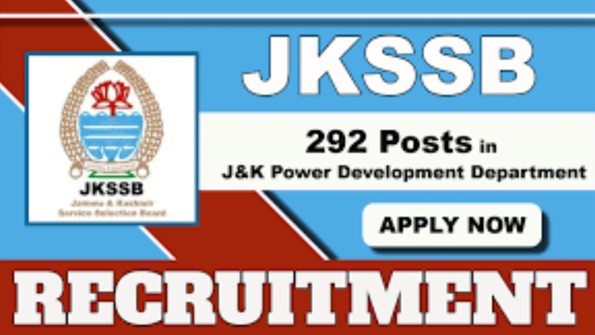 JKSSB Junior Engineer Recruitment 2025 Notification Released for 292 Posts, Apply Online