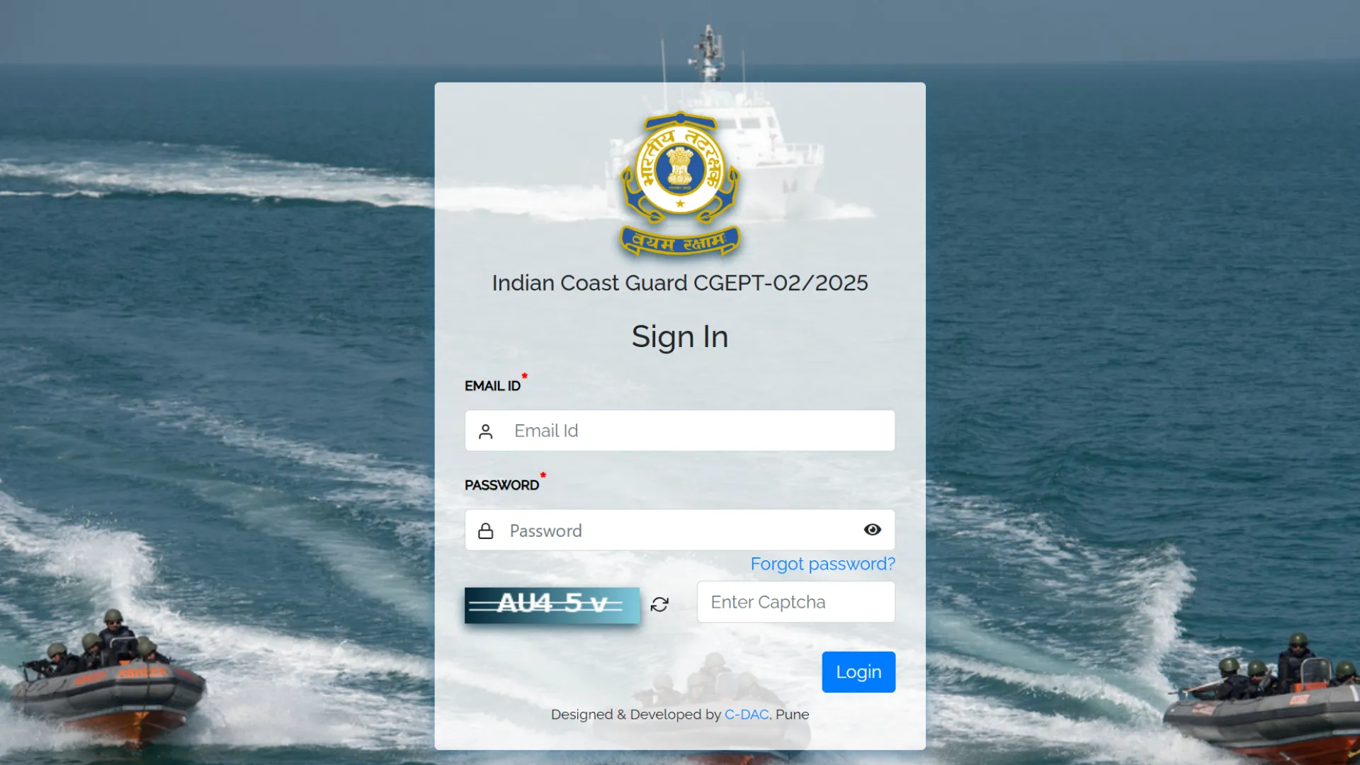 Indian Coast Guard Navik (GD & DB) CGEPT 02/2025 Correction Link Activated for 300 Posts