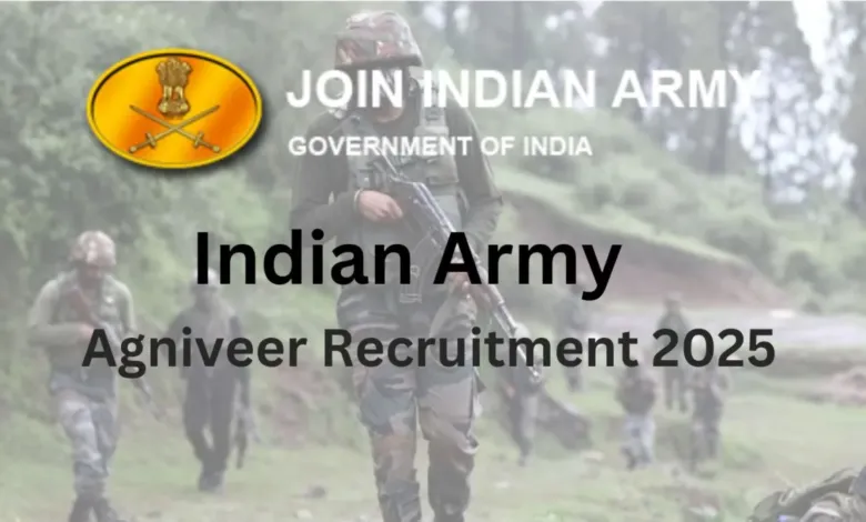 Indian Army Agniveer Recruitment 2025 Notification Released and Apply Online