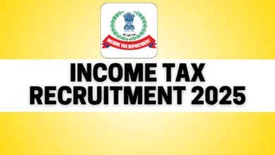 Income Tax Recruitment 2025 Notification Released for MTS, Tax Assistant and Steno Posts, Apply Online