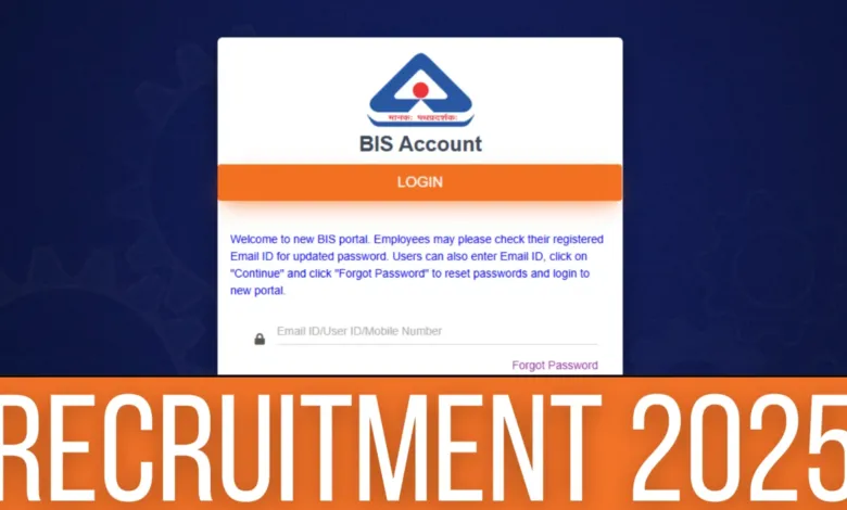Bureau of Indian Standards (BIS) Consultant Recruitment 2025 Apply Online for 160 Posts