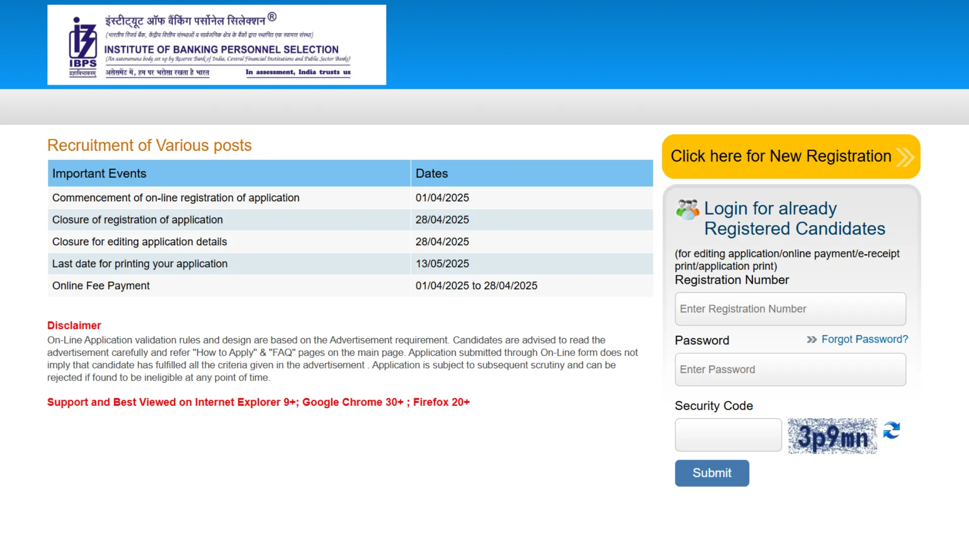 IBPS Professor & Data Analyst Recruitment 2025 Notification Released and Apply Online