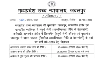 MP High Court (MPHC) Class IV Recruitment 2025 Notification Released and Apply Online for 78 Post