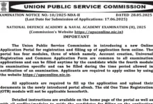 UPSC National Defence Academy and Naval Academy NDA II Recruitment 2025 and Apply Online for 406 Posts