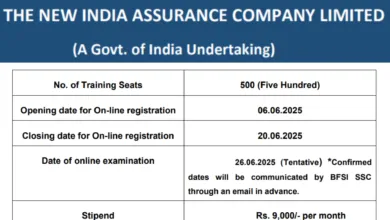 NIACL Apprentice Recruitment 2025 Notification Released and Apply Online for 500 Posts