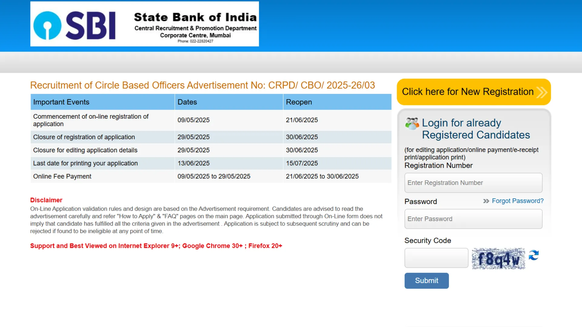 State Bank of India (SBI) Circle Based Officers (CBO) Recruitment 2025 Notification Released and Apply Online for 2964 Posts