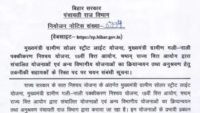 Bihar Panchayati Raj (Zila Parishad) Technical Assistant Recruitment 2025 Notification Released and Apply Online for 942 Post