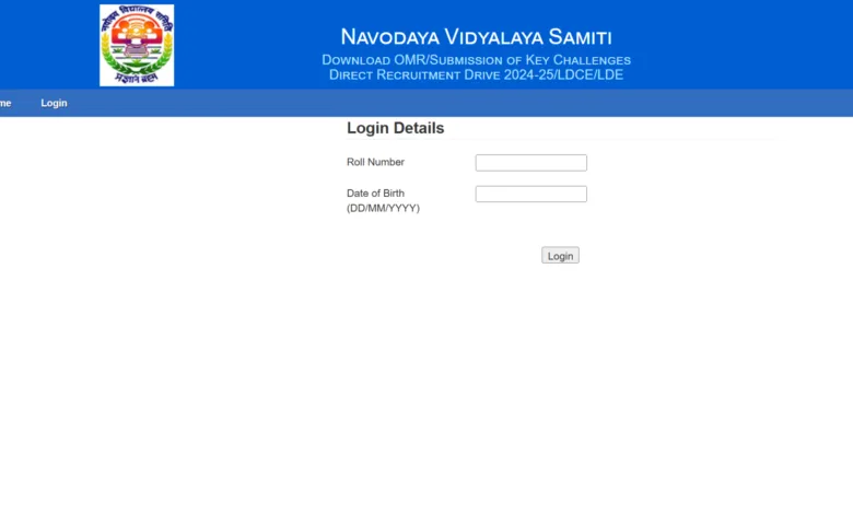 Navodaya Vidyalaya Samiti (NVS) Non-Teaching Recruitment 2024 Download Exam Answer Key for 1377 Post