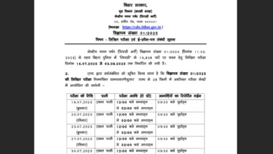 Bihar Police Constable Recruitment 2025 Exam Date & Admit Card Released for 19838 Posts, Check Now