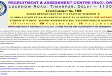 DRDO RAC Scientist B Recruitment 2025 Notification Released for 152 Posts, Apply Online