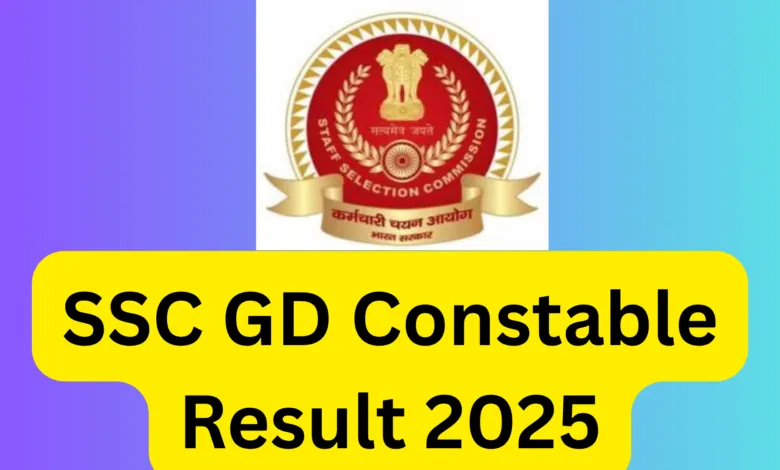 SSC GD Constable Result 2025 Released, Download Merit List & Cut-Off PDF