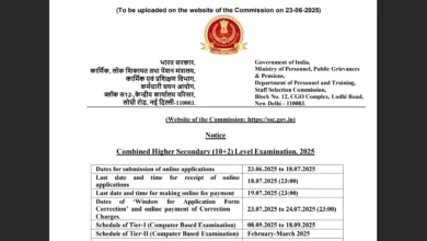 SSC CHSL Recruitment 2025 Notification Released and Apply Online for 3131 Various Posts
