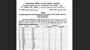 WCD MP Anganwadi Recruitment 2025 Notification Released and Apply Online for 19504 Various Posts