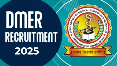 DMER Technical & Non-Technical Recruitment 2025 Notification Released and Apply Online for 1107 Posts