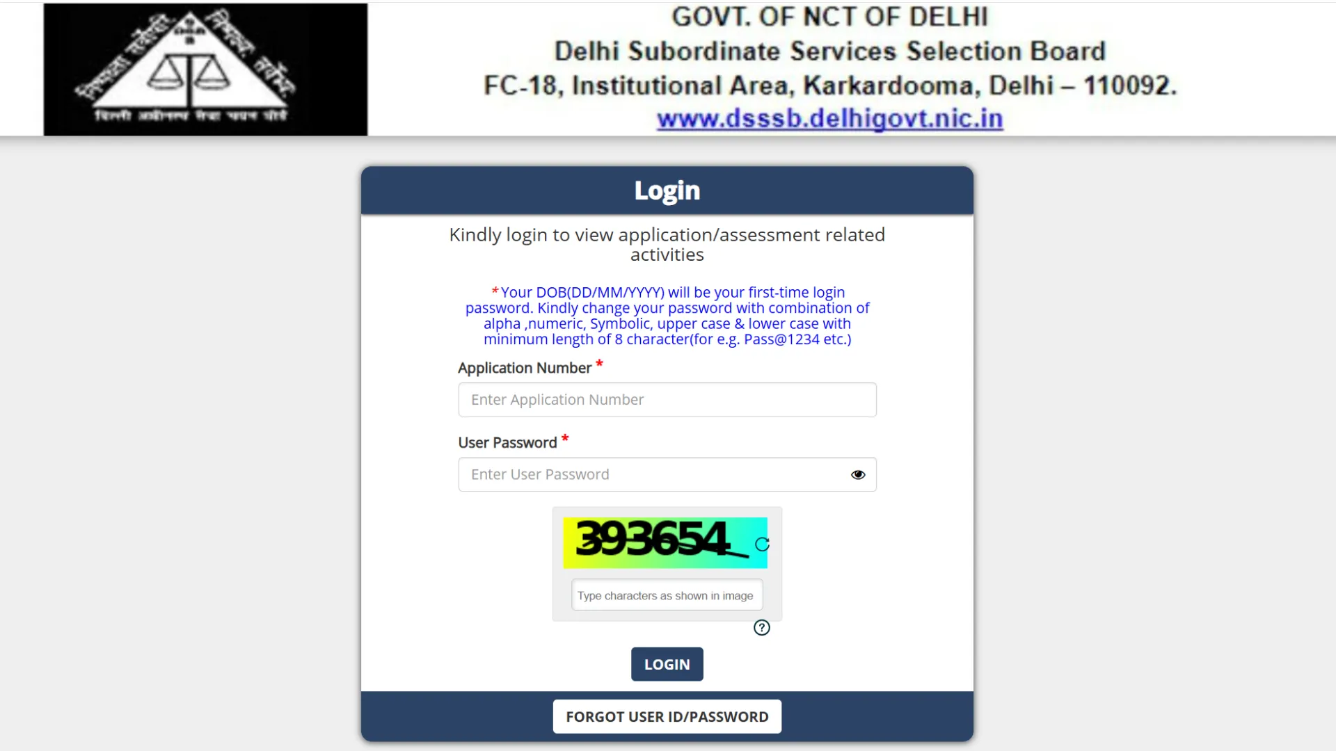 Delhi DSSSB Various Post Exam Admit Card, Exam Schedule 2025