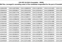 Railway RPF Constable (4208 Posts) Result 2025 Released, Download PDF